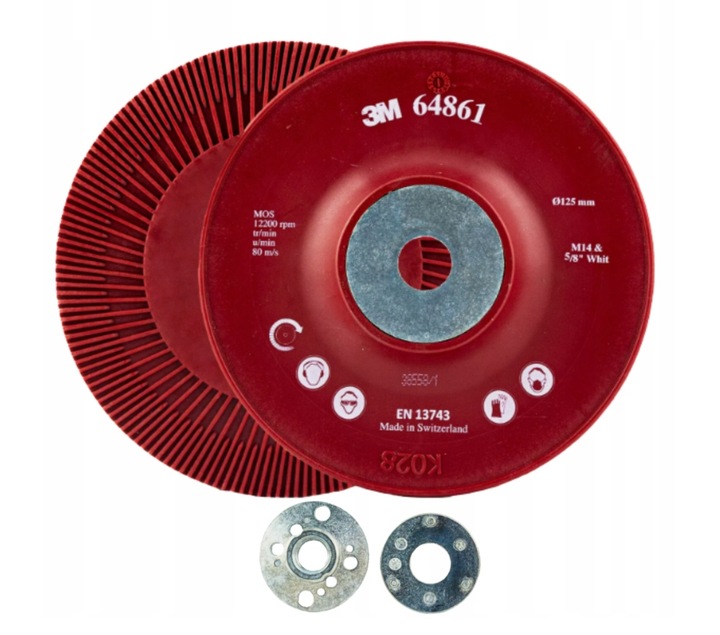 PODKŁADKA 3M 125 mm DO DYSKÓW FIBROWYCH FIBRA CUBITRON 3M 64861