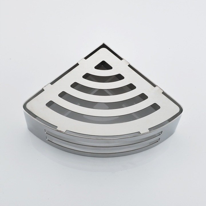 Koszyk półka narożna łazienkowa chrom pod prysznic