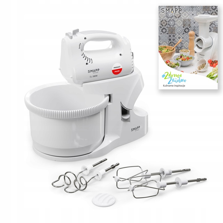 Mikser Ręczny Z Misą SMAPP 451.6 - 580W, Najwyższa Moc