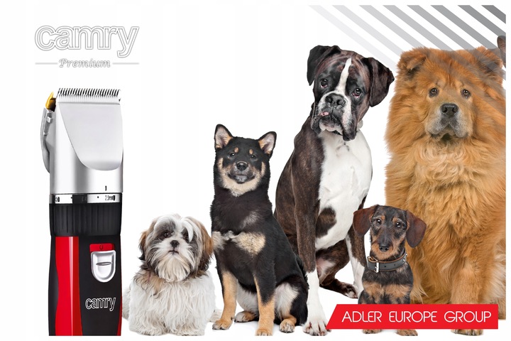 MASZYNKA Camry CR 2821 DO STRZYŻENIA PSÓW ZWIERZĄT