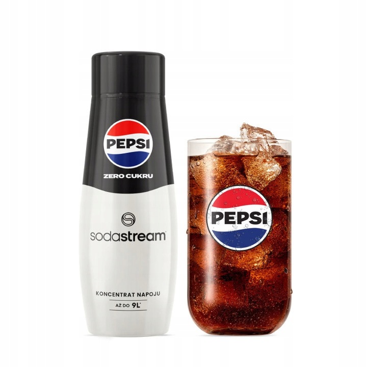 Zestaw Syrop do wody SodaStream Pepsi Zero Cukru 3x440ml + Torba GRATIS