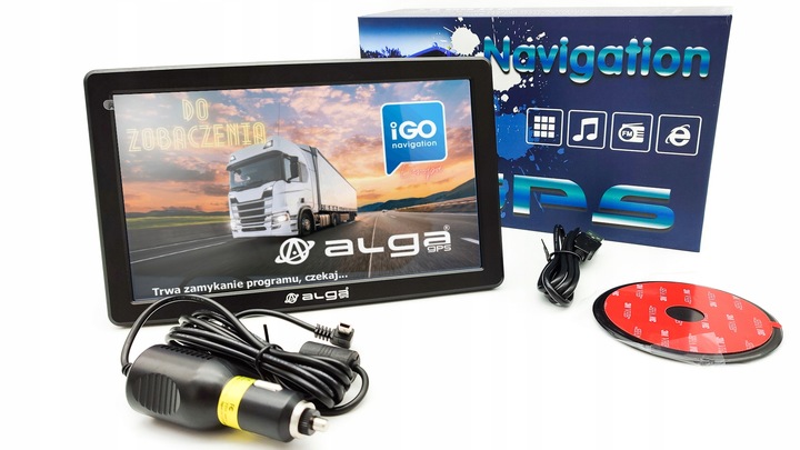 Nawigacja GPS ALGA A9 PRO-512RAM Igo Primo TiR