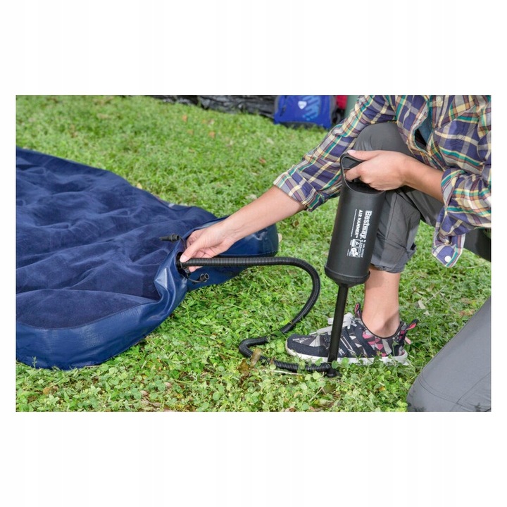 MATERAC DMUCHANY DO SPANIA 203x152x22 ŁÓŻKO DMUCHANE BESTWAY 2os.