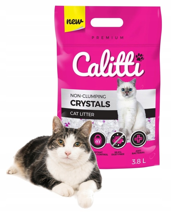 Żwirek sylikonowy silikonowy dla kota 3,8 l x 4