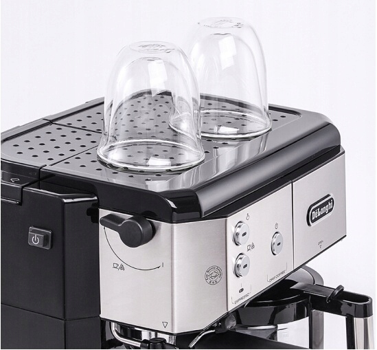 Ekspres do kawy kolbowy ciśnieniowo przelewowy Delonghi BCO421.S (P)