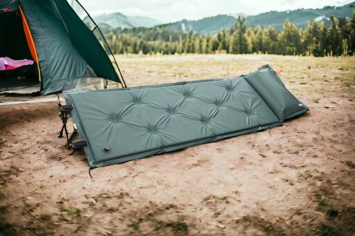 MATA SAMOPOMPUJĄCA Z PODUSZKĄ SPORTVIDA MATERAC KARIMATA TURYSTYCZNA