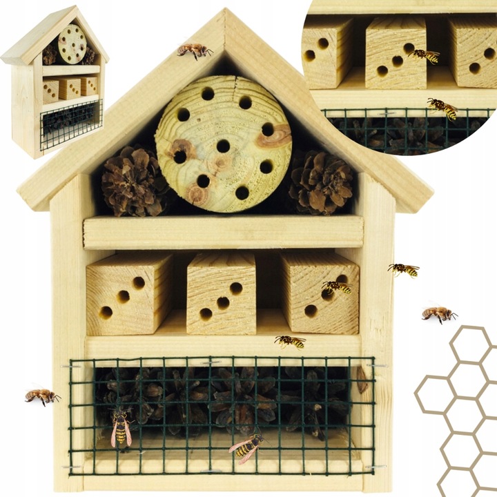 Hotele dla owadów Hotel dla owadów Domek dla owadów domki budka dla owadów