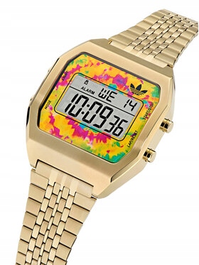 adidas Zegarek Digital Two AOST24559 Złoty