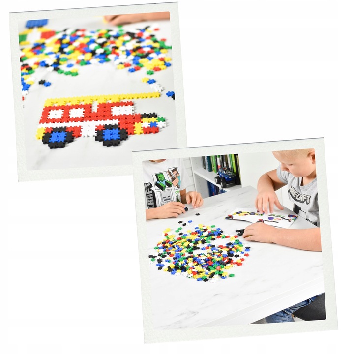 KLOCKI KONSTRUKCYJNE MINI WAFLE Meli Minis Pastel 1200 El PUZZLE MOZAIKA