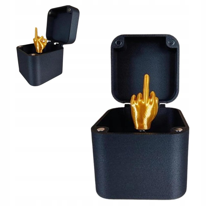 Humorystyczne Pudełko Niespodzianka Środkowego Palca - Wyjątkowy Prezent