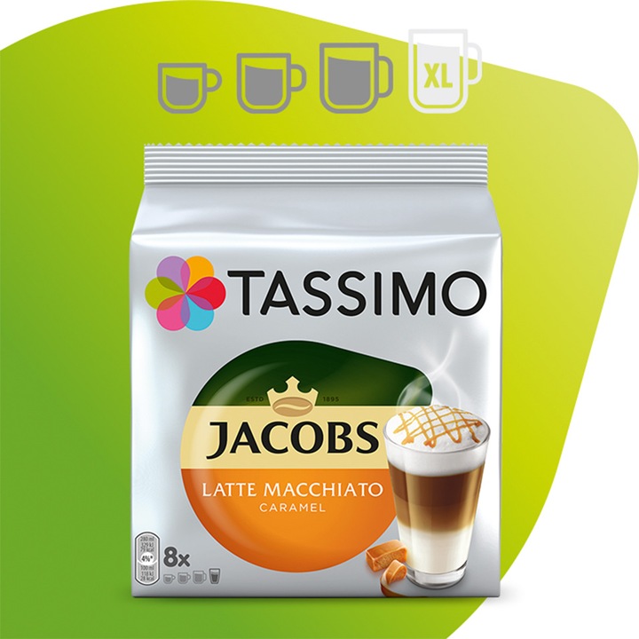 Kapsułki Tassimo Jacobs Latte Baileys Caramel, 5+1 opakowanie GRATIS!