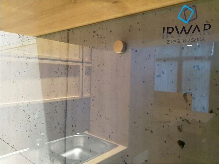 Panel szklany hartowany 50x60 przeźroczysty Fi6