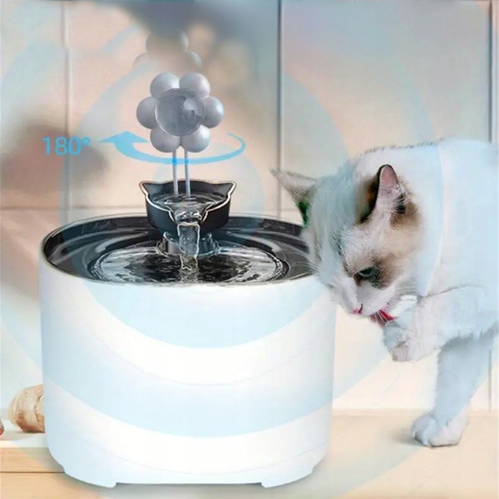 POIDEŁKO MISKA POIDŁO CICHA FONTANNA DLA KOTA PSA 2,2L AUTOMATYCZNE PŁOMYK