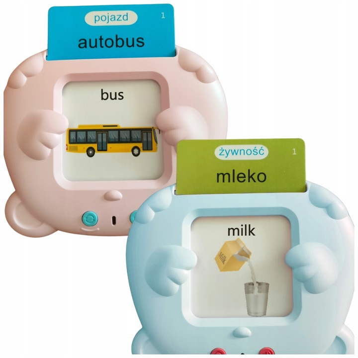 CZYTNIK KART DO NAUKI SŁÓWEK JĘZYKA ANGIELSKIEGO POLSKIEGO 448 SŁÓW 3 TRYBY