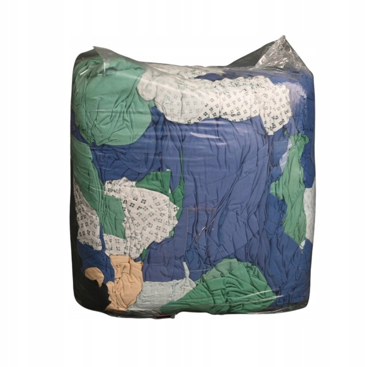 Czyściwo Bawełniane Przemysłowe Kolor Cięte Kitle Fartuchy Bezpyłowe 10 KG