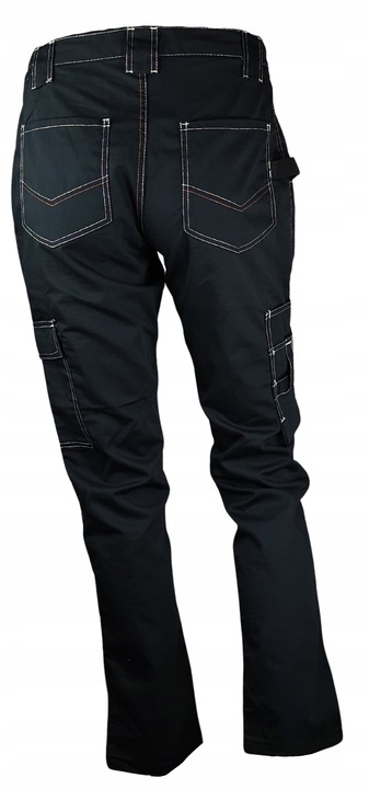 Spodnie ROBOCZE męskie BHP MOCNE ochronne WZMACNIANE RIP-STOP na rozdarcia