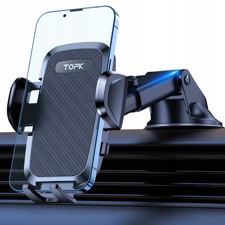 Uniwersalny TOPK uchwyt do samochodu na telefon obracany obrotowy o 360°