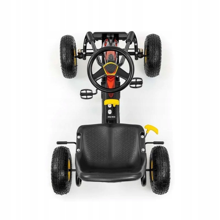 Milly Mally Gokart na pedały Thor Black Sportowy Design Wysoka Jakość