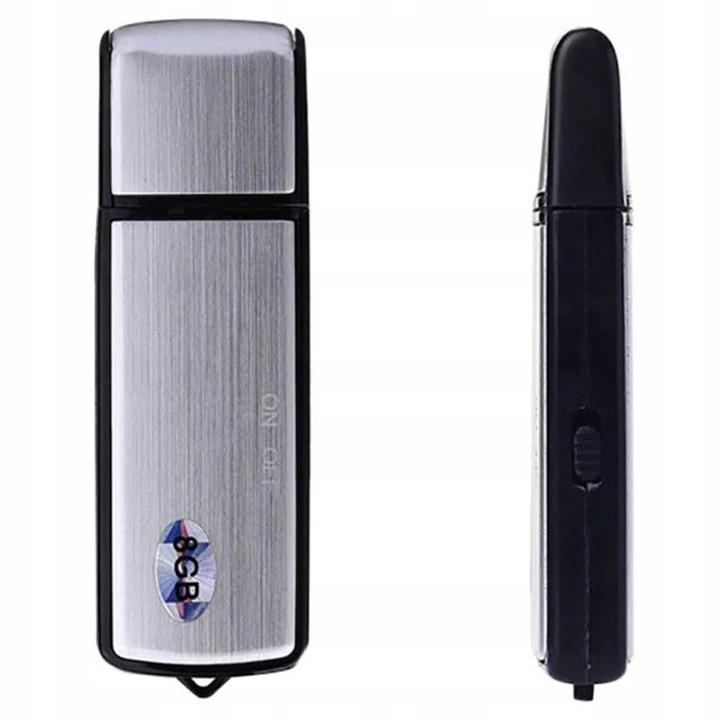 Mini Dyktafon szpiegowski podsłuch PENDRIVE ukryty rejestrator głosu USB