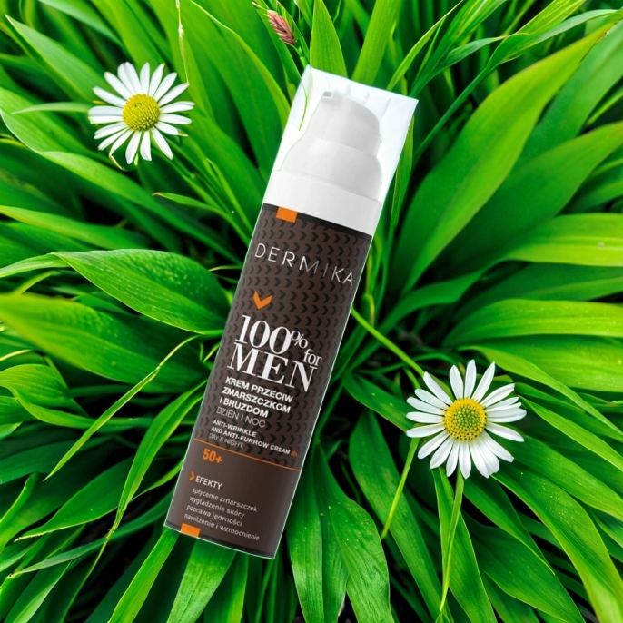 KREM DO TWARZY DLA MĘŻCZYZN 50+ DERMIKA FOR MEN PRZECIWZMARSZCZKOWY 100ML