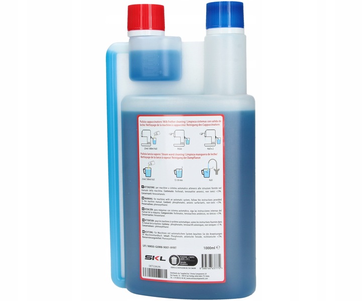 Płyn do czyszczenia spieniacza mleka do ekspresu do kawy | 1000ml