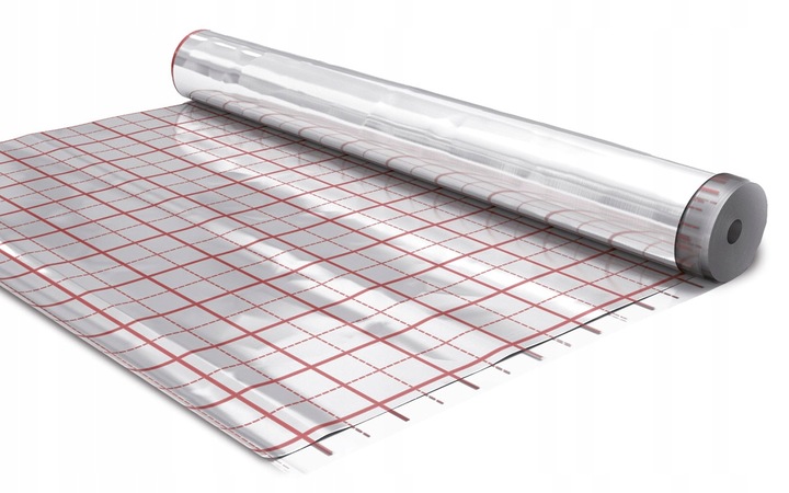 Folia Do Ogrzewania Podłogowego 110 µ pod PODŁOGÓWKI 110 ROLKA 50m MOCNA