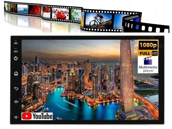 RADIO NAVI GPS 2DIN WiFI BLUETOOTH RDS CARPLAY ANDROID AUTO 2GB 64GB KAMERA