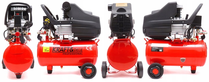 KOMPRESOR OLEJOWY SPRĘŻARKA 24L 230V 8BAR 205L/MIN