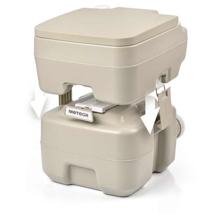TOALETA PRZENOŚNA TURYSTYCZNA CAMPINGOWA METEOR WC 20l lekka kompaktowa