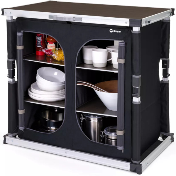 SZAFKA SKŁADANA TURYSTYCZNA WALIZKA BERGER TAMPERE M 84x80x51cm