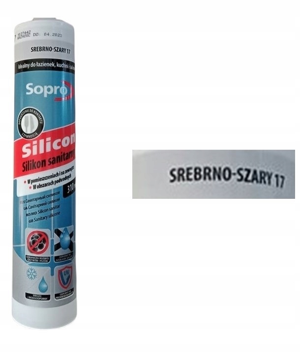 Silikon sanitarny Sopro biały 310 ml