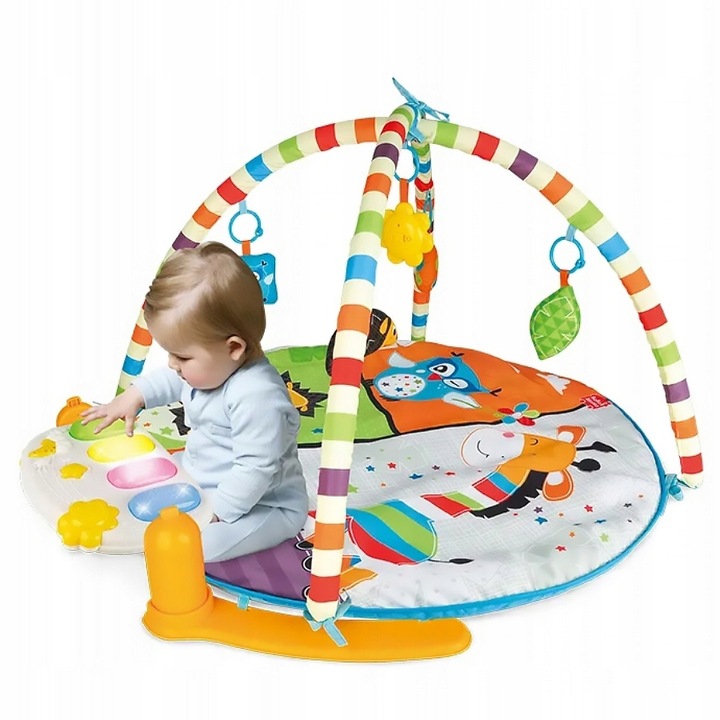 MATA EDUKACYJNA DUŻA INTERAKTYWNA PIANINKO 3w1 DLA DZIECI