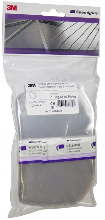 ZEWNĘTRZNA SZYBKA OCHRONNA SPEEDGLAS 9100 526000 3M OPAKOWANIE 10 SZT