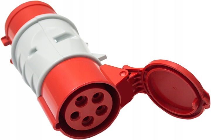 PRZEJŚCIÓWKA ADAPTER ROZGAŁĘŻNIK SIŁOWY WTYCZKA 32a 5P - GNIAZDO 16A 5P