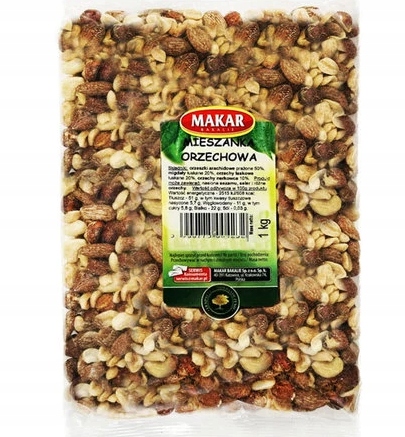 Makar Mieszanka Orzechowa 1kg – Naturalna energia z orzechów