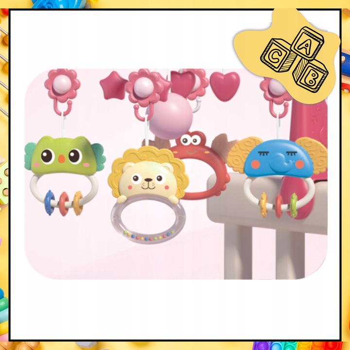 KARUZELKA DO ŁÓŻECZKA POZYTYWKA PROJEKTOR REGULACJA GŁOŚNOŚCI + PILOT