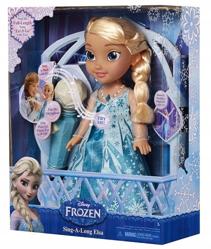 ŚPIEWAJĄCA ELSA Z MIKROFONEM KRAINA LODU WERSJA PL
