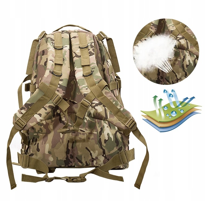 PLECAK WOJSKOWY TAKTYCZNY TURYSTYCZNY 40L SURVIVAL