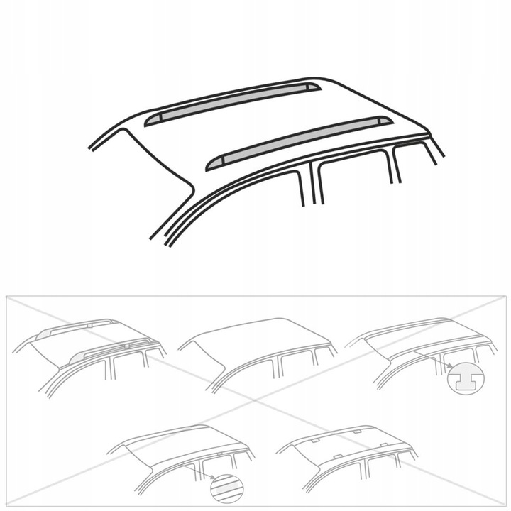 BAGAŻNIK DACHOWY do Dacia Dokker (2012-2021) Oc