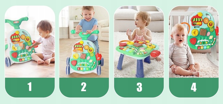 CHODZIK PCHACZ INTERAKTYWNY STOLIK 5w1 EDUKACYJNY