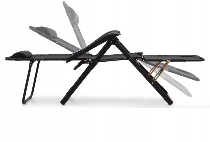 LEZAK OGRODOWY REGULOWANY 2 W 1 FOTEL + LEŻANKA