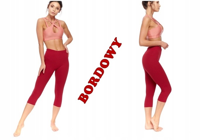 LEGGINSY GETRY 3/4 BAWEŁNIANE MIX KOLORÓW 4XL