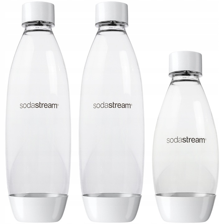 SATURATOR DO WODY SODASTREAM TERRA BIAŁY 3 BUTELKI CYLINDER NAPOJE ZESTAW
