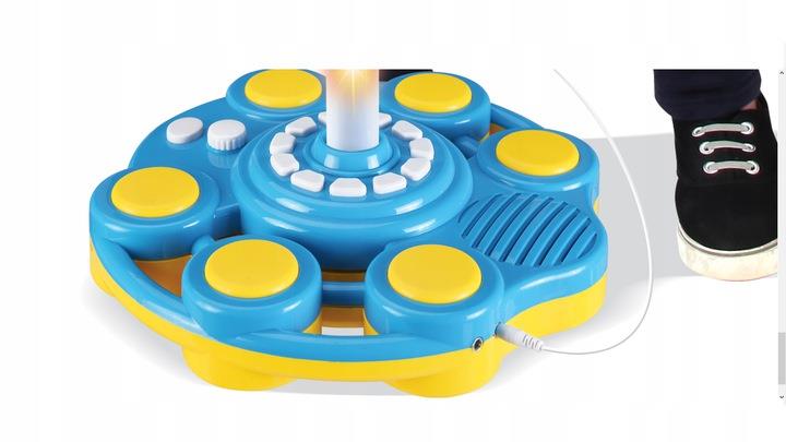 MIKROFON STOJĄCY DLA DZIECI ZE STATYWEM KARAOKE MP3 GŁOŚNIK