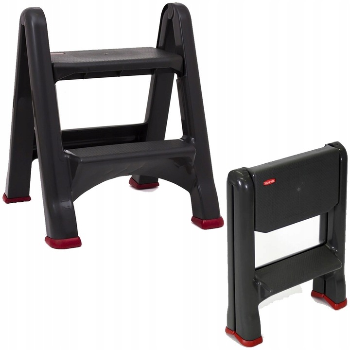 Drabinka CURVER Taboret Składany Schodek Stopień Podest 150kg Stołek