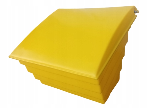 POJEMNIK skrzynia piasek piach sól drogową sorbent 70L PPM 70 litrów ŻÓŁTY