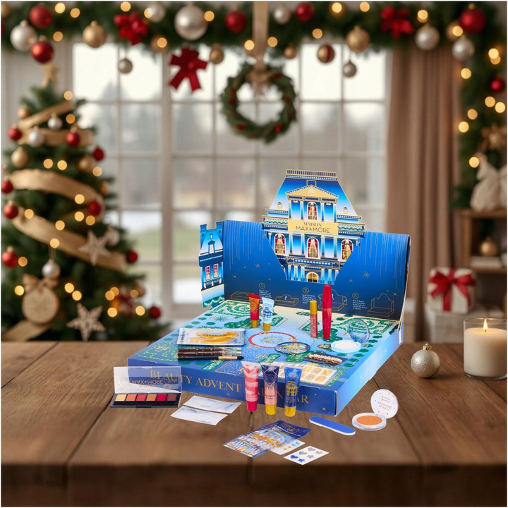 KALENDARZ ADWENTOWY ZESTAW Z KOSMETYKAMI URODA 24 SZT PREZENT DLA KOBIET