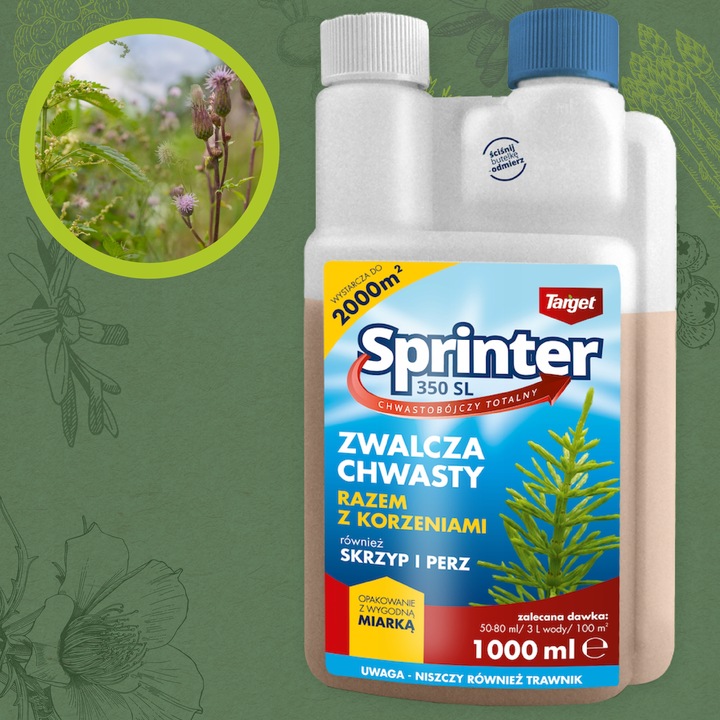 SPRINTER 350SL NA CHWASTY RAZEM Z KORZENIAMI SKRZYP PERZ 1L TARGET