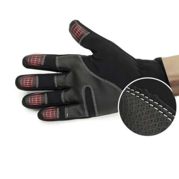 Rękawice Softshell Dotyk Narty Biegowe Rower XXL