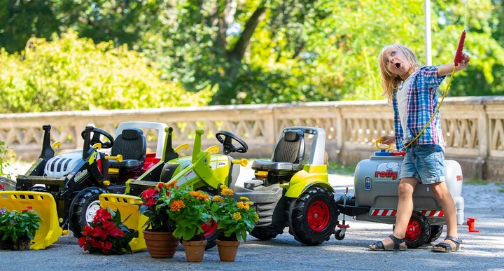 ROLLY TOYS - PRZYCZEPA BRONA TALERZOWA WALEC WAŁ WYRÓWNUJĄCY DO TRAKTORÓW